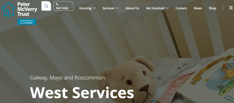peter McVerry trust Website